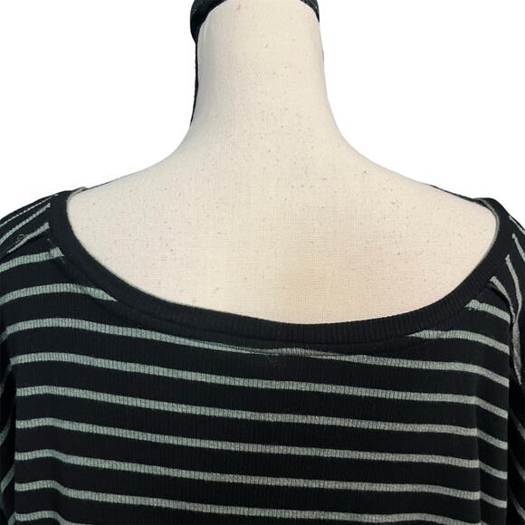We the Free Women's Boho Festival Round About Striped Long Sleeve Tee Sz L - Picture 5 of 7